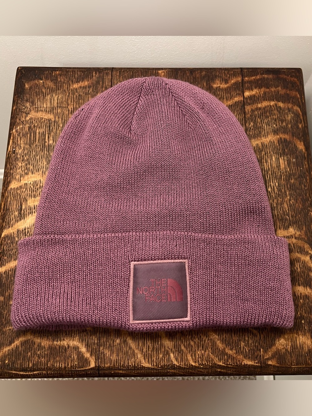 The North Face Dusty Mauve Knit Beanie
